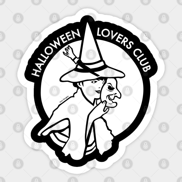 Halloween Lovers Club Sticker by LadyMorgan